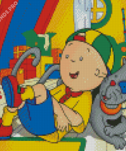 Caillou Cartoon Diamond Painting