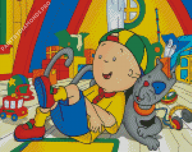 Caillou Cartoon Diamond Painting