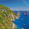 Capri Island Landscape Diamond Painting