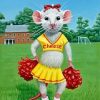 Cheerleader Mouse Diamond Painting