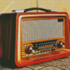 Classic Vintage Radio Diamond Painting