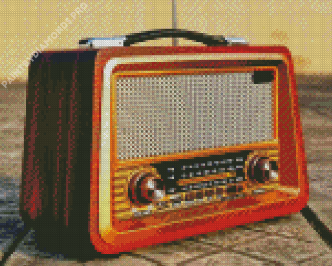 Classic Vintage Radio Diamond Painting