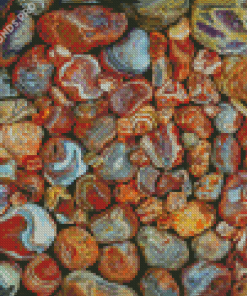 Colorful Agate Gemstones Diamond Painting