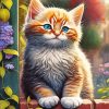 Cute Kitten Diamond Painting