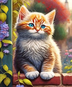 Cute Kitten Diamond Painting