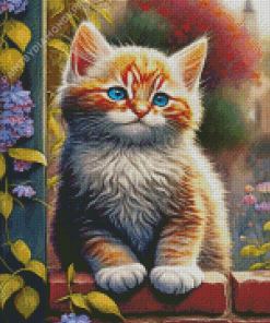 Cute Kitten Diamond Painting