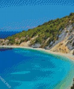 Greece Vathy Landscape Diamond Painting