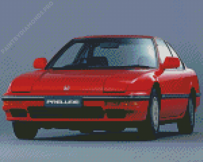 Honda Prelude Car Diamond Painting