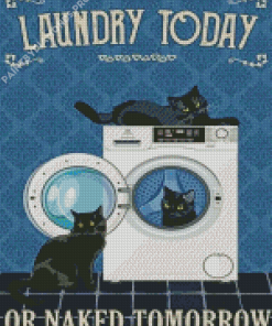 Laundry Today Diamond Painting