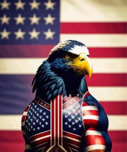 Patriotic Eagle Diamond Painting