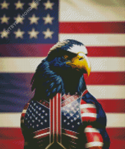 Patriotic Eagle Diamond Painting