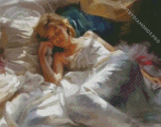 Sleeping Girl Vicente Romero Diamond Painting