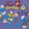 Snorks And Smurfs Diamond Painting