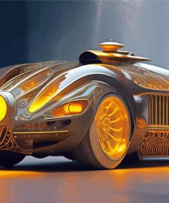 Steampunk Car Diamond Painting