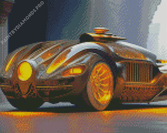 Steampunk Car Diamond Painting