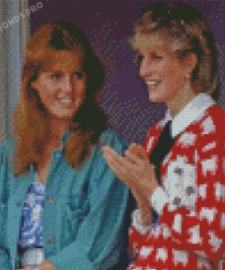 Princess Diana And Sarah Ferguson Diamond Painting