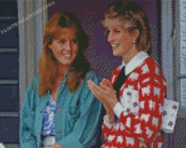 Princess Diana And Sarah Ferguson Diamond Painting