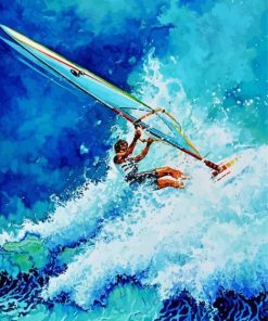 Windsurfing Sport Art Diamond Painting