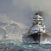 Bismarck On Sea Diamond Painting