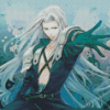 Sephiroth Warrior diamond painting