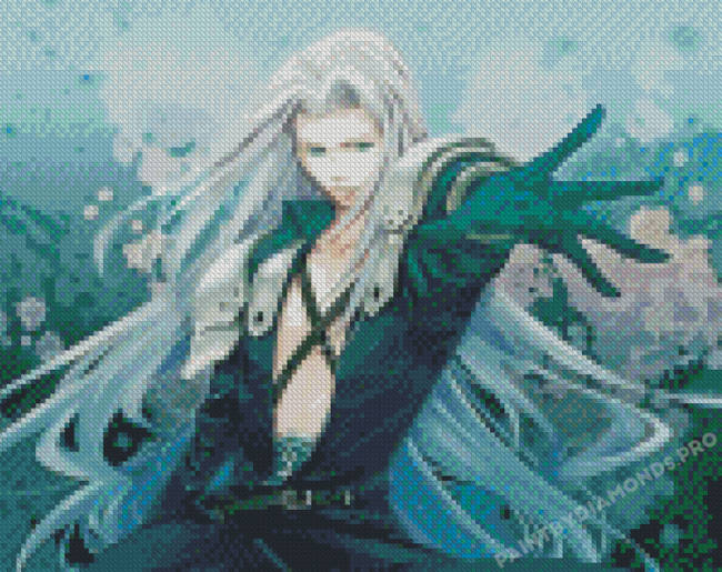 Sephiroth Warrior diamond painting