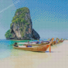 Phra Nang Beach Seascape Diamond Painting