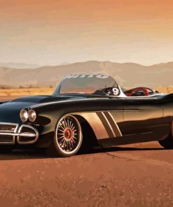 62 Corvette Diamond Painting