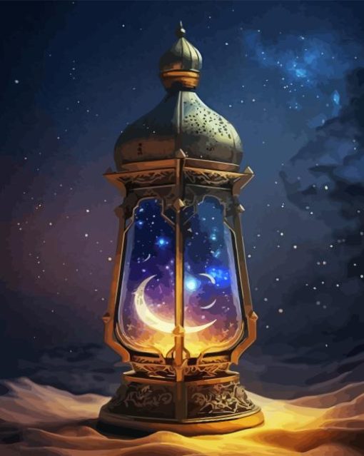 Arabian Magical Lantern Diamond Painting