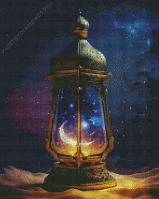 Arabian Magical Lantern Diamond Painting