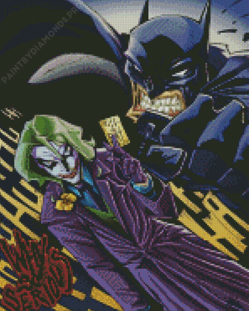 Batman And The Joker Diamond Painting