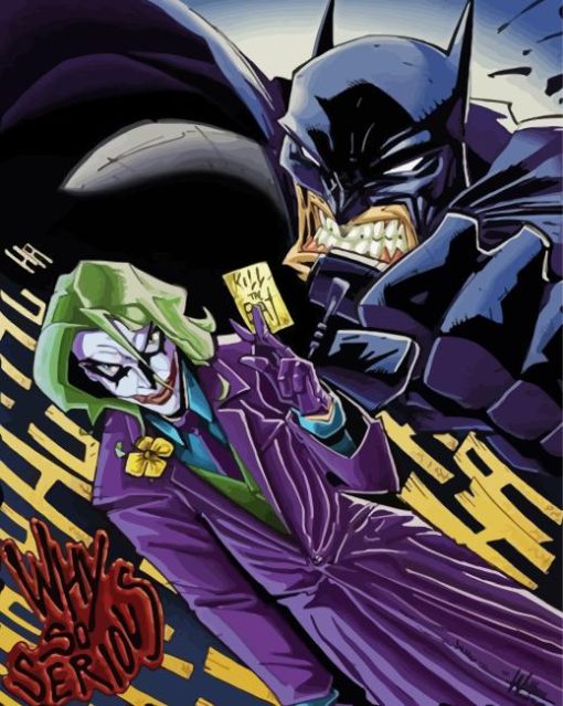 Batman And The Joker Diamond Painting