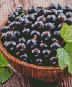 Blackcurrant In Bowl Diamond Painting