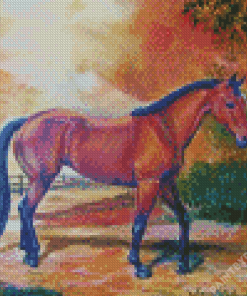 Quarter horse Diamond Painting