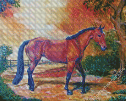 Quarter horse Diamond Painting