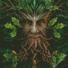 Green Tree Man Diamond Painting