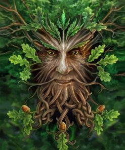 Green Tree Man Diamond Painting