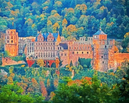 Heidelberg Castle Diamond Painting