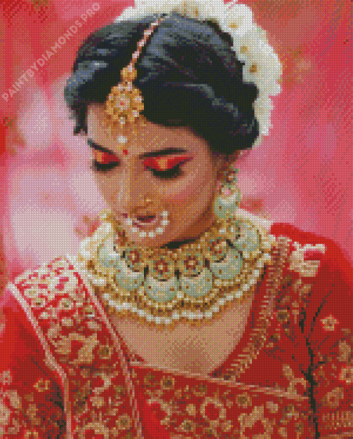 Indian Bride Diamond Painting