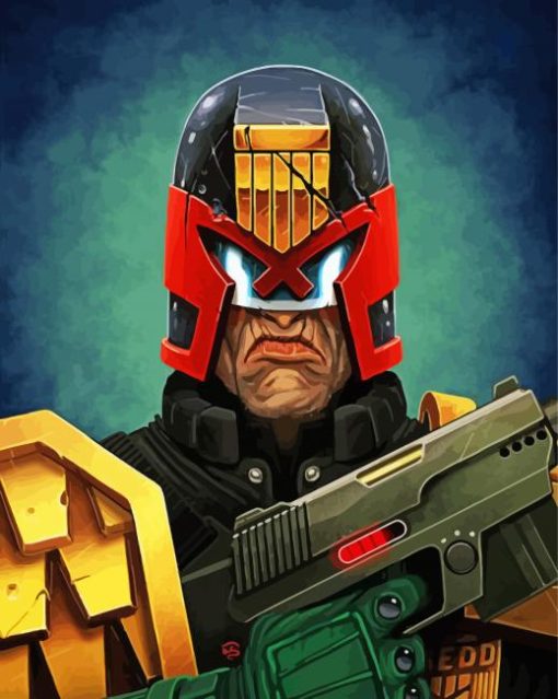 Judge Dredd Diamond Painting