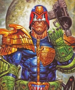 Judge Dredd Superhero Diamond Painting