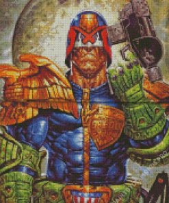 Judge Dredd Superhero Diamond Painting