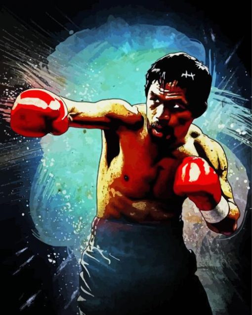 Kick Boxing Fight Diamond Painting