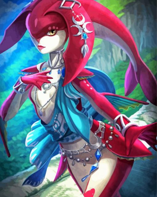 Mipha The Zora Champion Diamond Painting