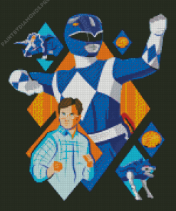 Power Ranger Character Diamond Painting