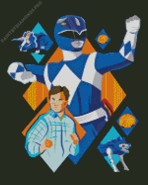 Power Ranger Character Diamond Painting