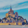 Aesthetic Mont. Saint Michel Diamond Painting