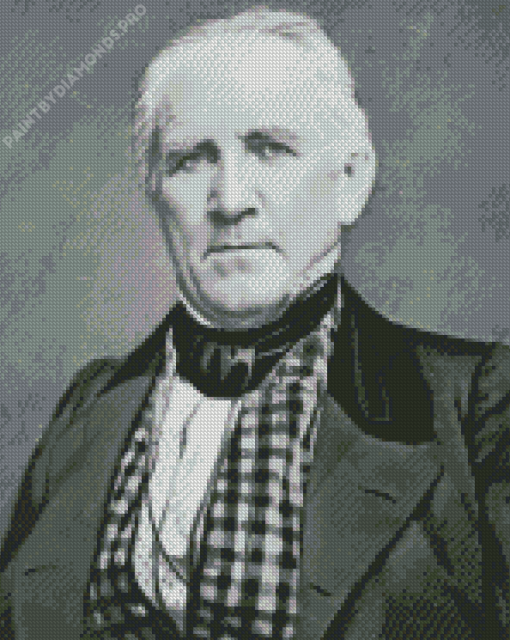 Black And White Sam Houston Diamond Painting