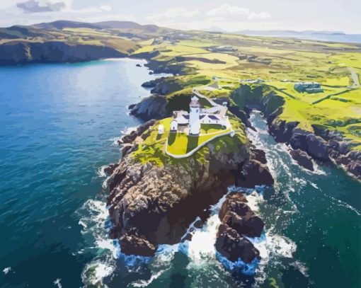 Fanad Head Lighthouse Diamond Painting