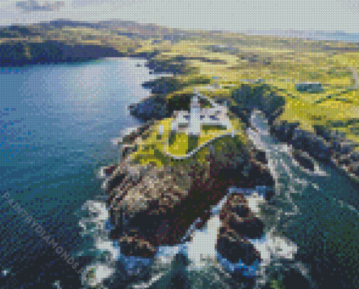 Fanad Head Lighthouse Diamond Painting