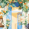 Flower Shop Door Diamond Painting